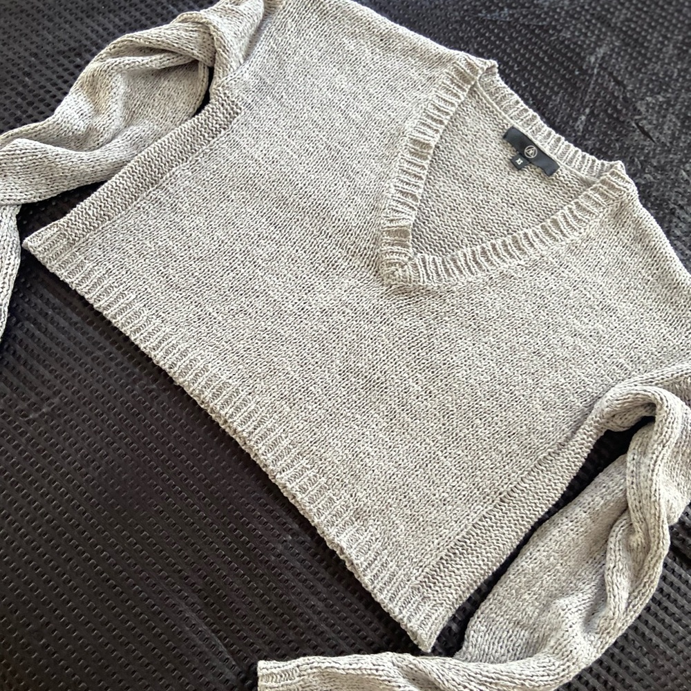 Missguided Oversized Cropped Knit Sweater New XS